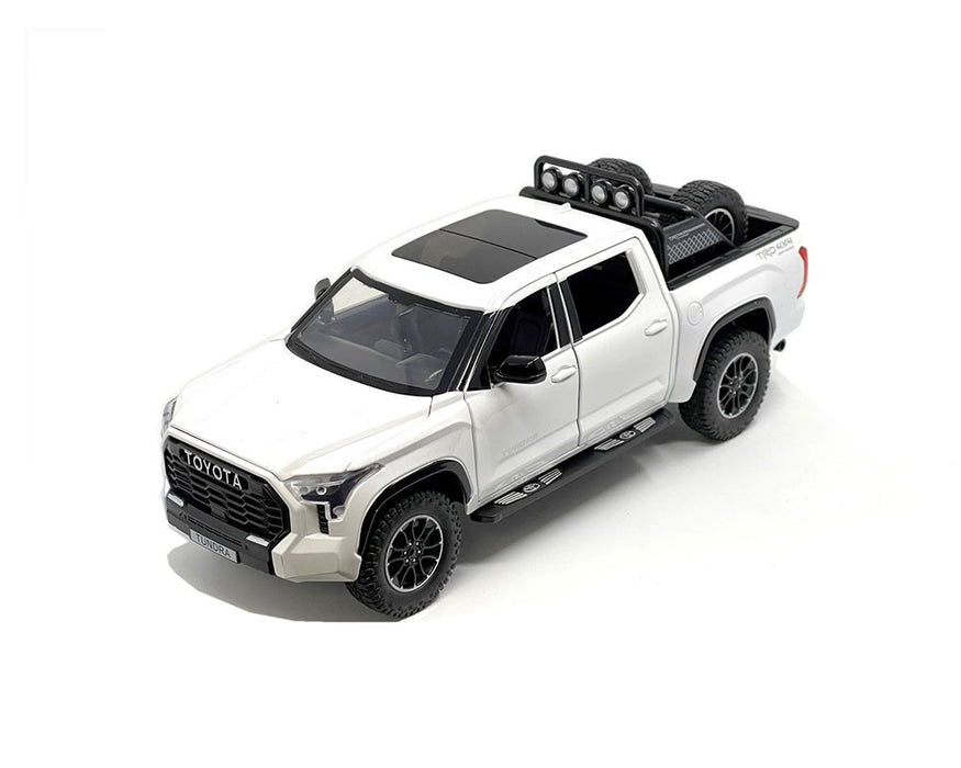 2023 Toyota Tundra TRD Off-Road 4×4 - White - Mijo Exclusive 1/24 - H08555R-WH Passion Diecast