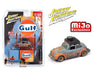 1970 Volkswagen Beetle Gulf Weathered w/ Rack Blue - Limited 3,600 - Johnny Lightning 1/64 - JLCP7453
