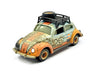 1970 Volkswagen Beetle Gulf Weathered w/ Rack Blue - Limited 3,600 - Johnny Lightning 1/64 - JLCP7453
