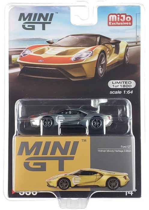 (CHASE) Ford GT Holman Moody Heritage Edition - Mini GT - 1:64 - MGT00536 Chase Passion Diecast