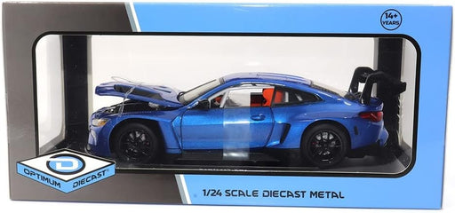 BMW M4 GT3 - Blue - Optimum Diecast -1/24 - 724252 - Passion Diecast 