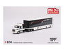 Chevrolet Corvette C8R Racing Cars no.3 & no.33 Winners with Western Star Transporter - MINI GT 1/64 - MGTS0009