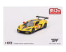 Chevrolet Corvette C8R Racing Cars no.3 & no.33 Winners with Western Star Transporter - MINI GT 1/64 - MGTS0009