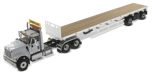 International HX520 Tractor with 53' Flat Bed Trailer - Diecast Master  1/50 -  71041