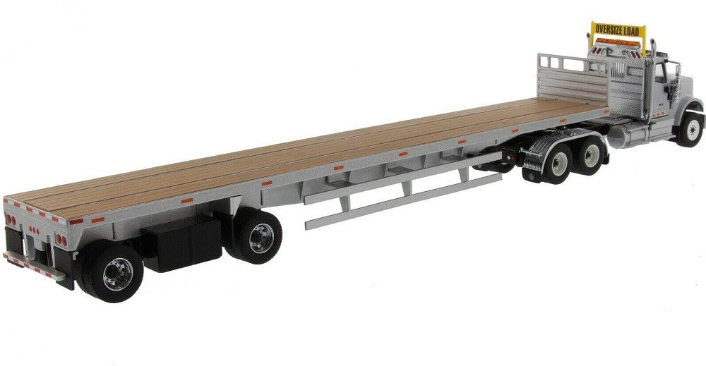International HX520 Tractor with 53' Flat Bed Trailer - Diecast Master  1/50 -  71041