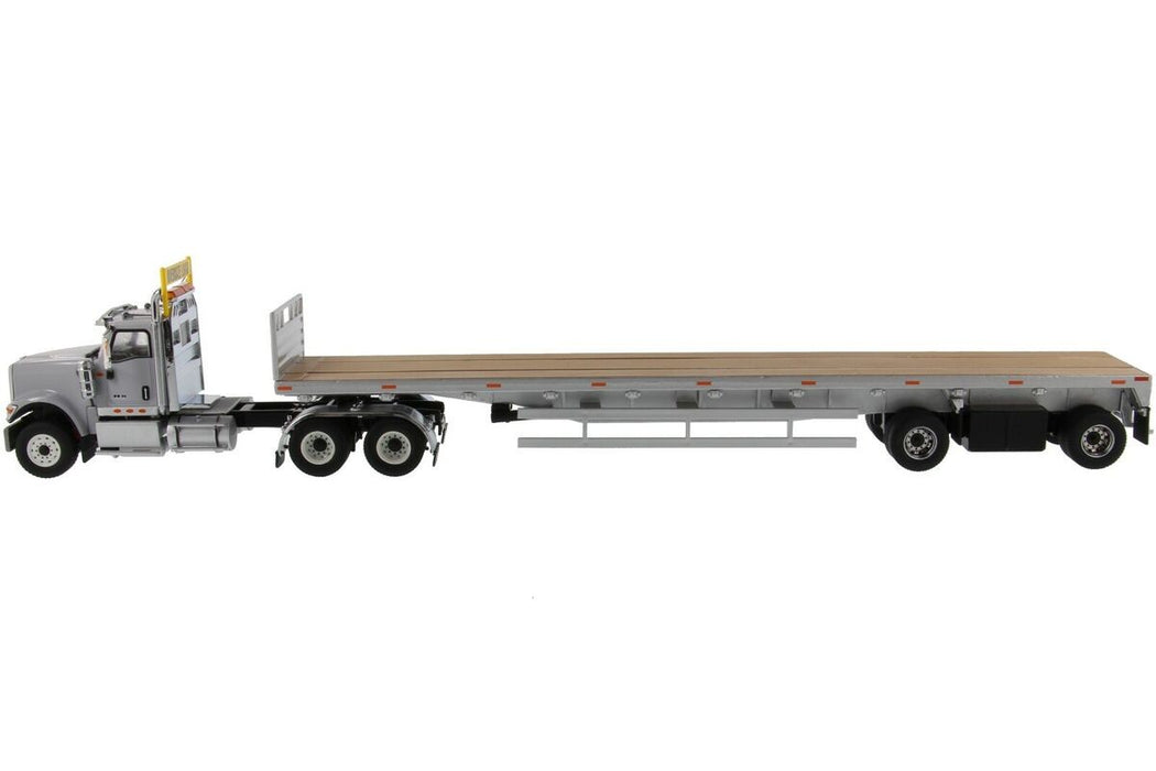 International HX520 Tractor with 53' Flat Bed Trailer - Diecast Master  1/50 -  71041