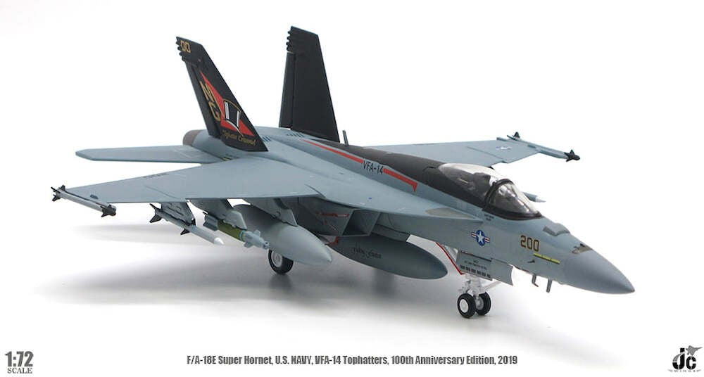McDonnell Douglas F/A-18F Super Hornet  USN VFA-14 Tophatters, , USS John C. Stennis, Squadron - JC Wings  1:72  JCW-72-F18-012