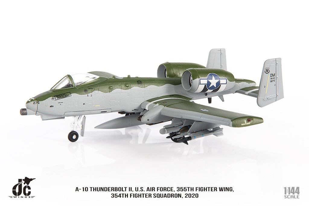 Fairchild A-10C Thunderbolt II  US.Air Force 355th Fighter Wing, 354th Fighter Squadron, 2020 - JC Wings 1:144  JCW-144-A10-003
