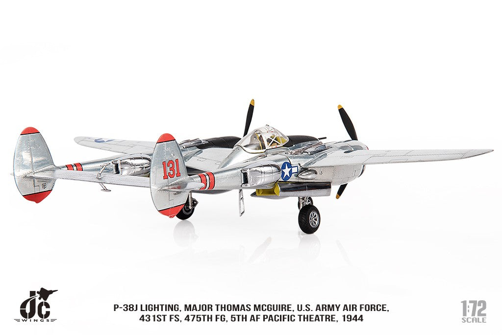 Lockheed P-38L Lightning  Major Thomas McGuire U.S.Air Force  Pacific Theatre 1944 - JC Wings  1:72  JCW-72-P38-002