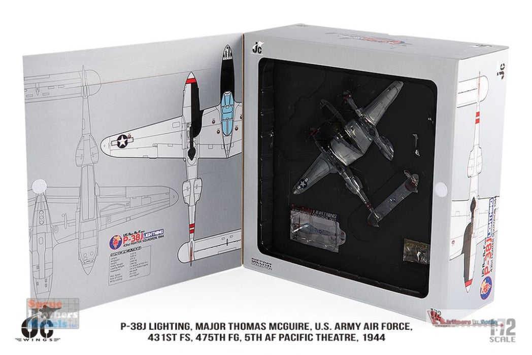 Lockheed P-38L Lightning  Major Thomas McGuire U.S.Air Force  Pacific Theatre 1944 - JC Wings  1:72  JCW-72-P38-002