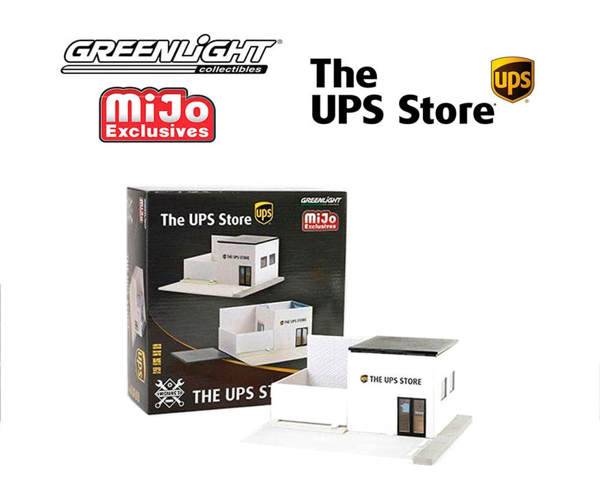 Diorama The UPS Store - Mijo Exclusives - Greenlight 1/64 - 51491 Passion Diecast