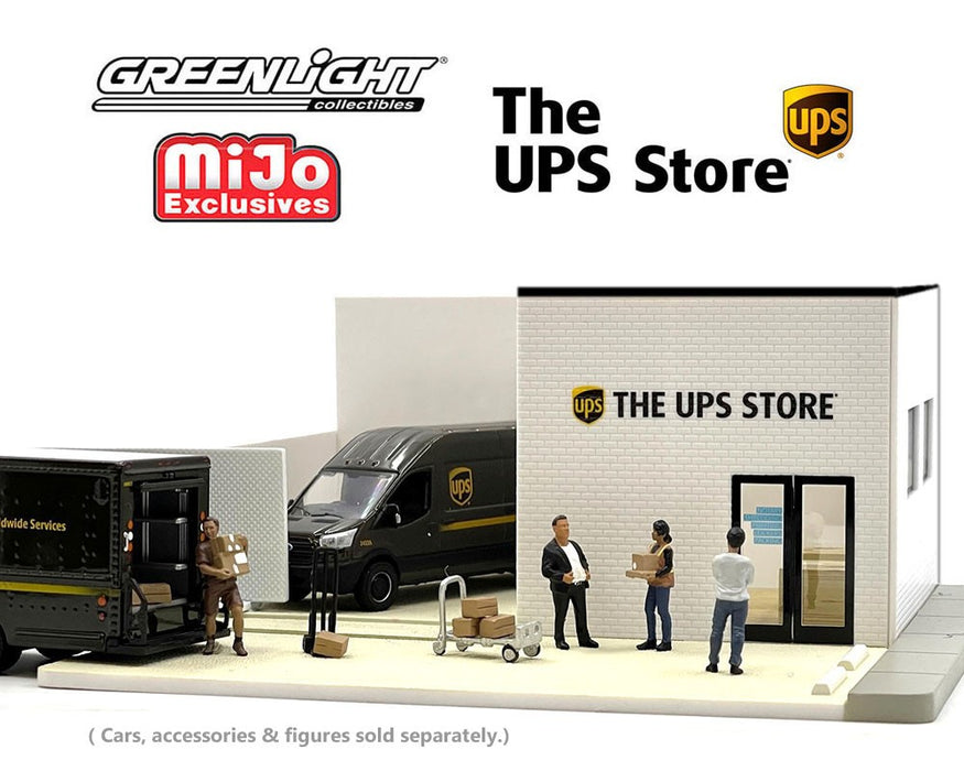 Diorama The UPS Store - Mijo Exclusives - Greenlight 1/64 - 51491 Passion Diecast