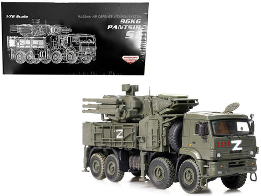 Pantsir S1 96K6, Self-Propelled Air Defense Weapon System Russian Army  - Panzerkampf 1:72 - 12214PA