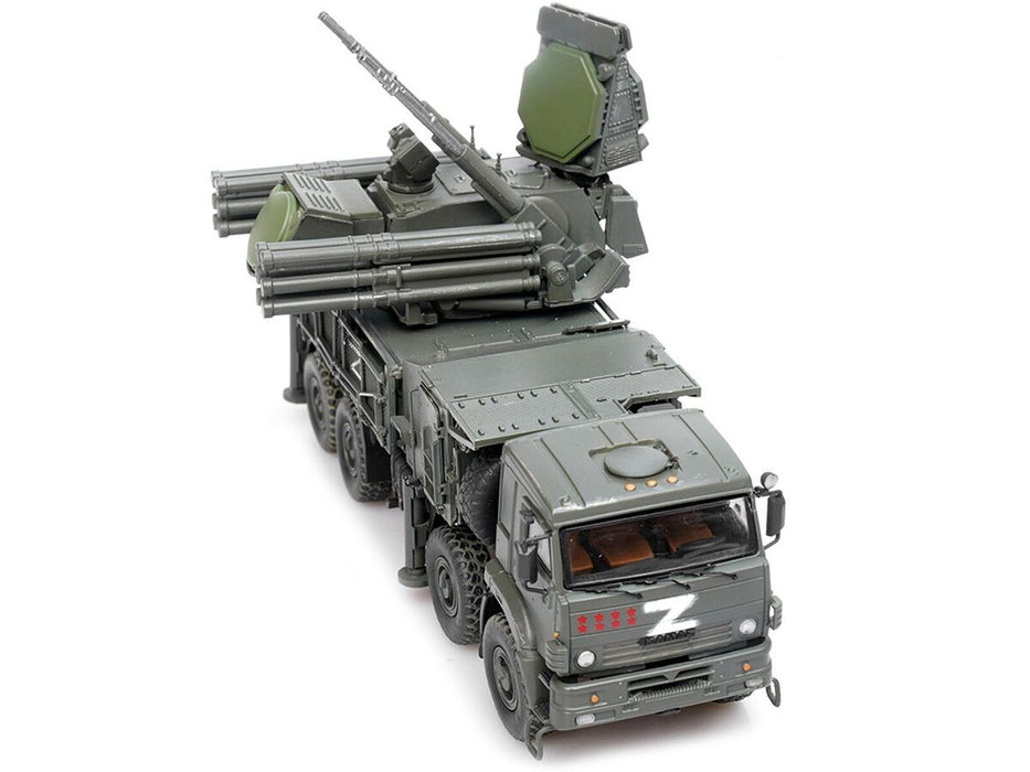 Pantsir S1 96K6, Self-Propelled Air Defense Weapon System Russian Army  - Panzerkampf 1:72 - 12214PA