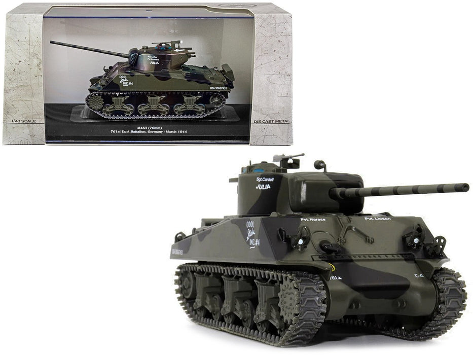 M4A3 Sherman (76mm) Tank "Julia" "U.S.A. 761st Tank Battalion Germany March 1944" AFVs of WWII  1:43 23195-44