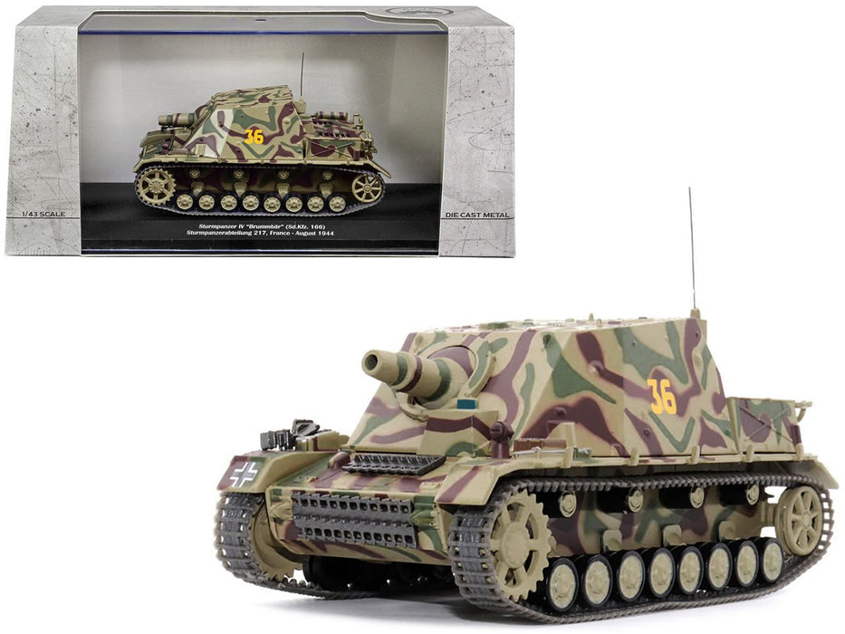 Sd.Kfz.166 "Sturmpanzer IV" "Brummbar" n°36 "Germany France August 1944" AFVs of WWII 1:43 - 23198-44 - Passion Diecast 