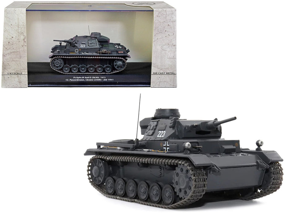 Panzer III Ausf.G (Sd.Kfz. 141) 13. Panzerdivision Ukraine (USSR) July 1941"  AFVs of WWII 1:43 - 23199-41