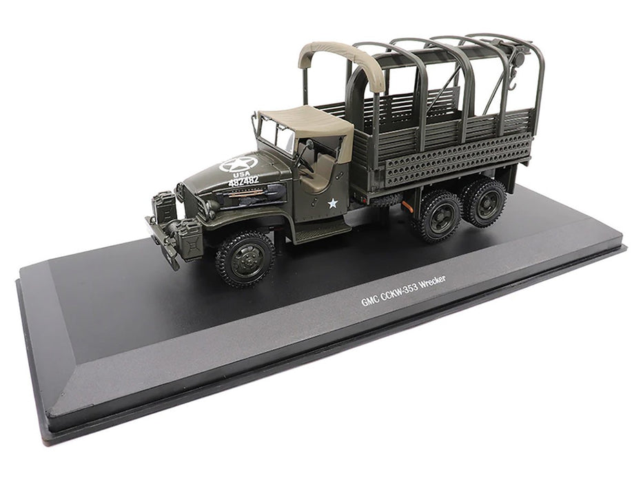 GMC CCKW353 Wrecker Tow Truck Olive Drab "US Army" AFVs of WWII  1:43  23201-44
