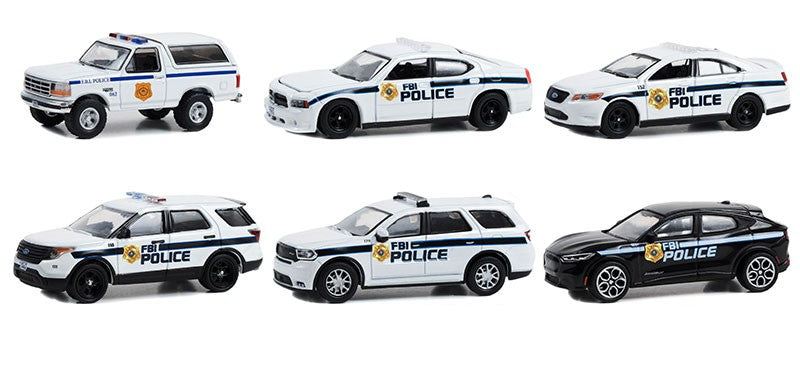 Hot Pursuit Special Edition - FBI Police - Assortment - 1/64 Greenlight - 43025 Passion Diecast