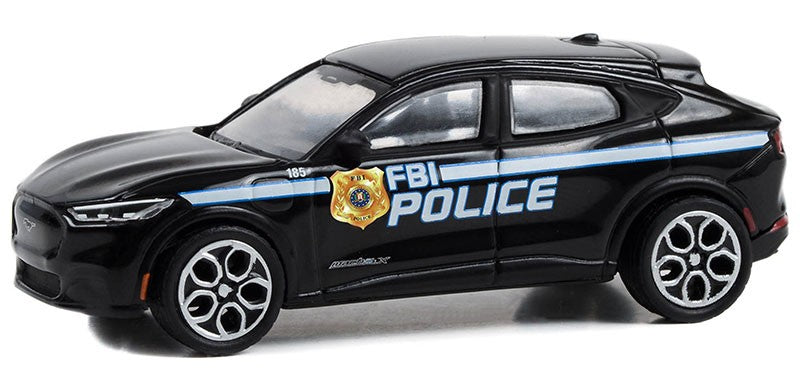 2022 Ford Mustang Mach-E GT - Hot Pursuit Series FBI Police - 1/64 Greenlight - 43025 F