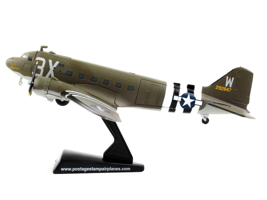 Douglas C-47 Skytrain "That's All Brother" USAF    Postage Stamp 1/144 -  PS5558-4