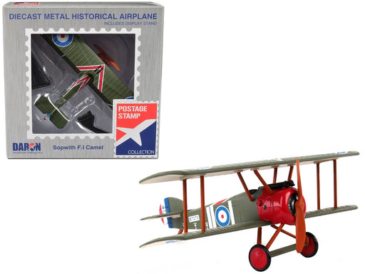 Sopwith FI Camel "Captain Arthur Roy Brown" Royal Air Force 1/63   Postage Stamp PS5350-2  Passion Diecast
