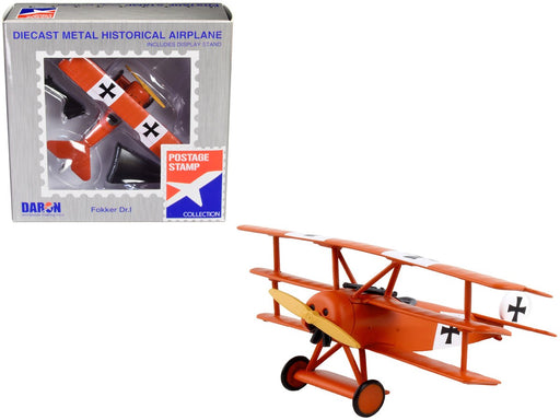 Fokker Dr.I Tri-plane "Red Baron" German Air Force 1/63  Postage Stamp1/63 PS5349   Baron Rouge