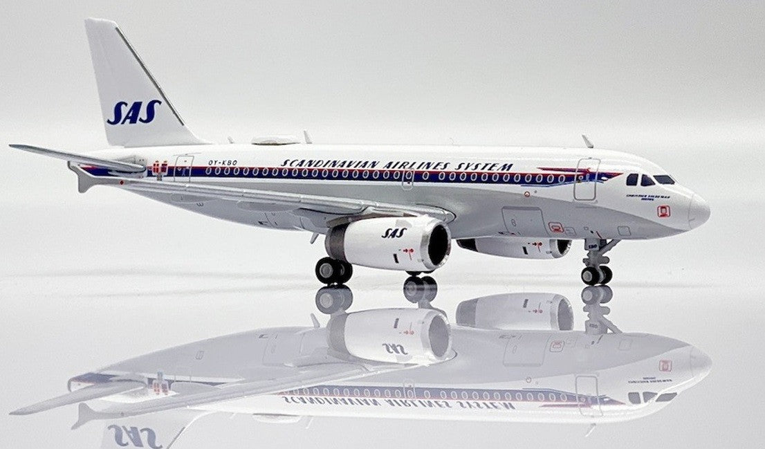 SAS Scandinavian Airlines Airbus  A319-100 /  OY-KBO / "Retro"/  - JC Wings - 1/400 - JC4SAS0041
