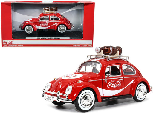 1966 VW Beetle with Bottle on Top Rack - Motor City Classics -1/24 - 424066 - Passion Diecast 