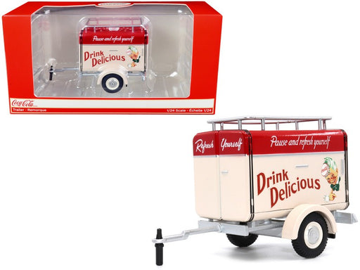 Coca-Cola Trailer - Motor City Classics -1/24 - 424700 - Passion Diecast