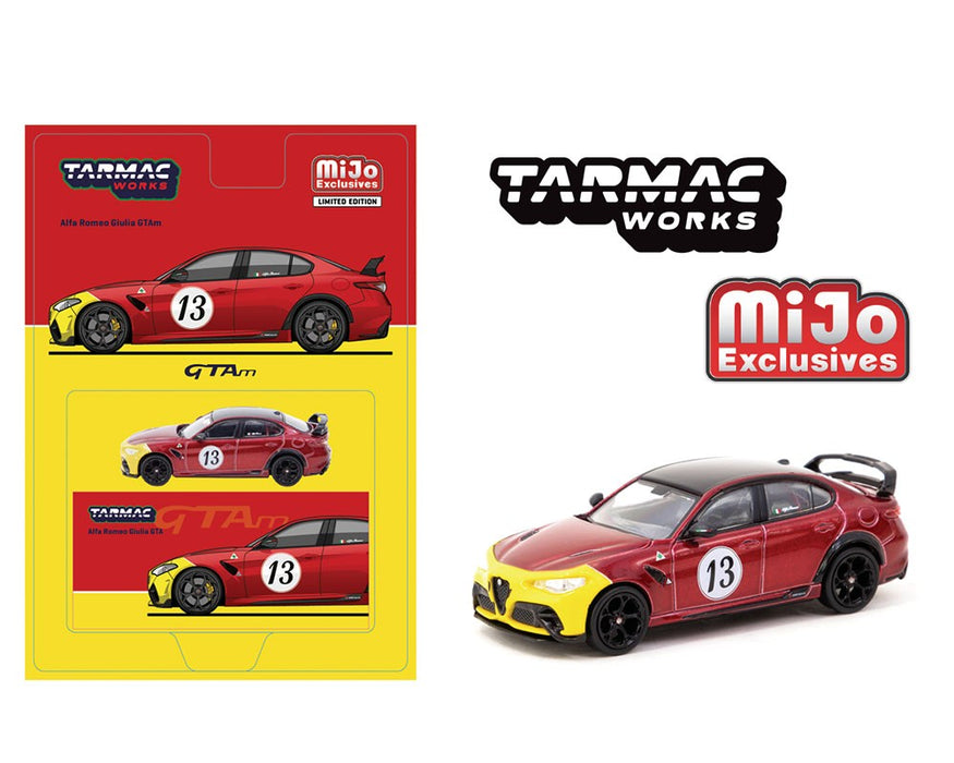 Alfa Romeo Giulia GTAm - Red Yellow - Tarmac Works - 1/64 - T64G-TL031-MRY Passion Diecast