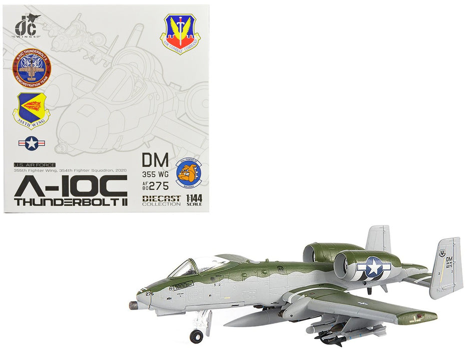Fairchild A-10C Thunderbolt II  US.Air Force 355th Fighter Wing, 354th Fighter Squadron, 2020 - JC Wings 1:144  JCW-144-A10-003