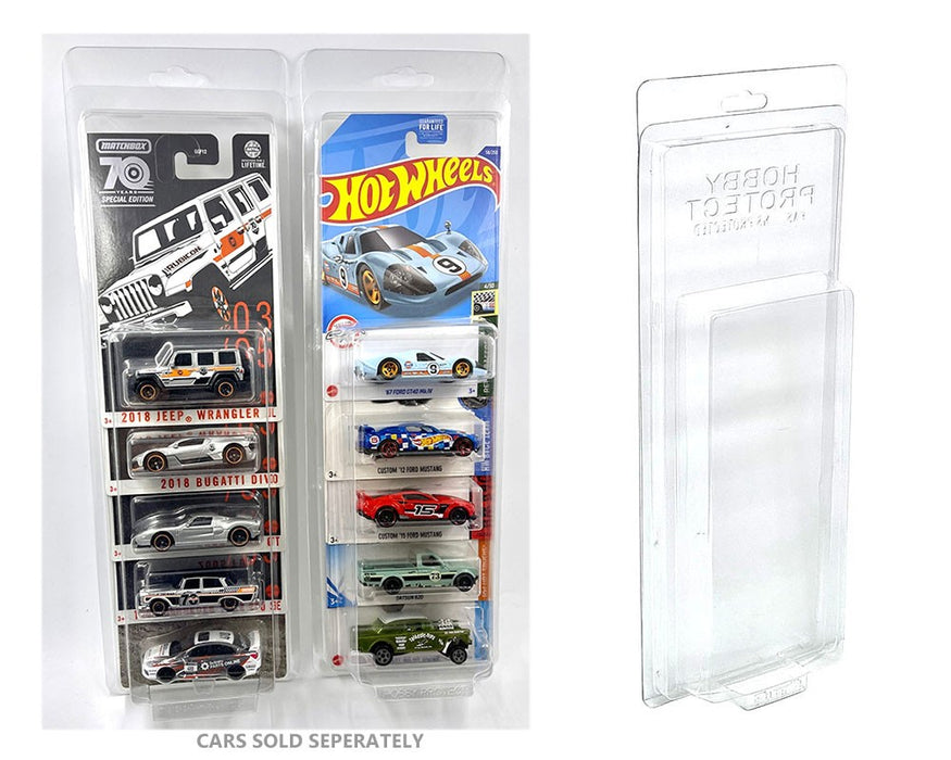 1:64 Plastic Protector For Hot Wheels Mainline 5 Cars - DSJ-04
