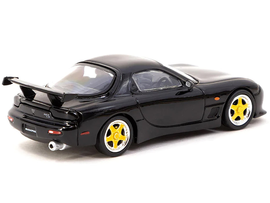 Mazda RX-7 FD3S Mazdaspeed A-Spec - Brilliant Black - Tarmac - 1/64 - T64G-012-BK Passion Diecast