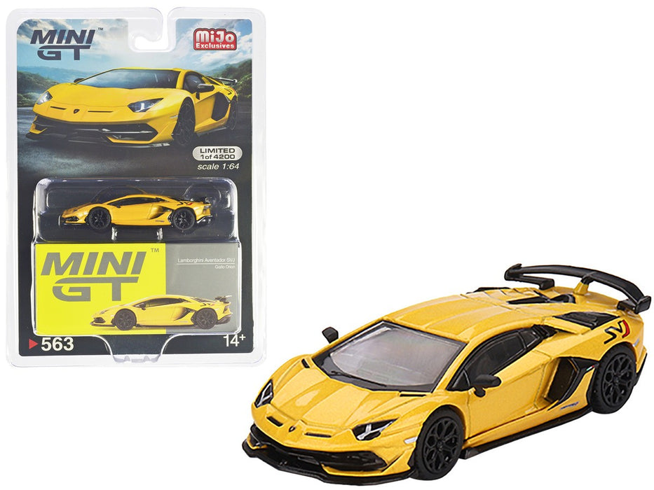 Lamborghini Aventador SVJ New Giallo Orion - Mini GT - 1:64 - MGT00563 Passion Diecast