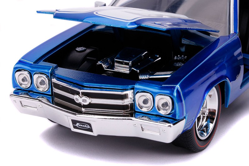 1970 Chevrolet Chevelle SS - Blue -  JADA 1/24 -  31450  -  Passion Diecast