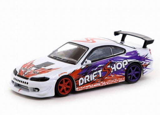 VERTEX Nissan Silvia S15 DriftShop European Drift Championship - Tarmac Works - 1/64 - T64G-023-DRIFT