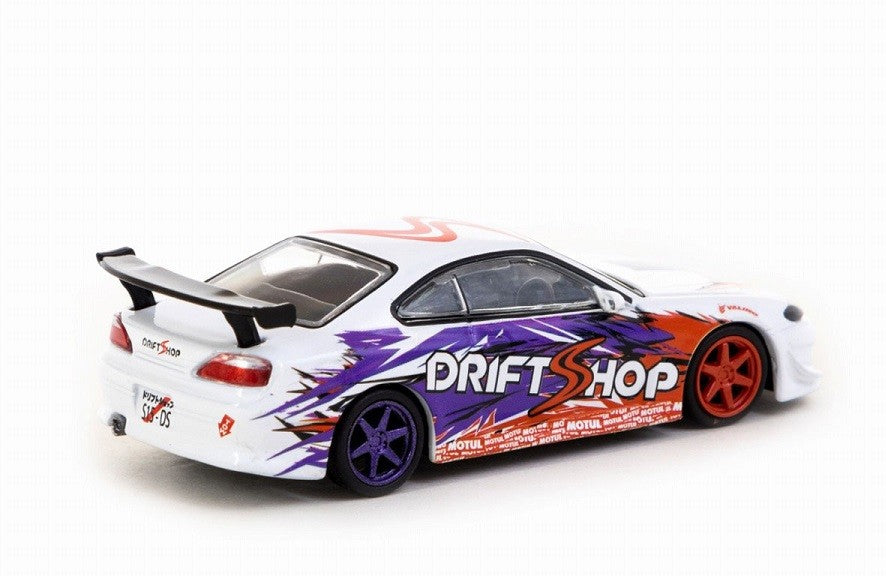 VERTEX Nissan Silvia S15 DriftShop European Drift Championship - Tarmac Works - 1/64 - T64G-023-DRIFT
