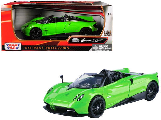 Pagani Huayra Roadster  Lime Green  - Motormax 1/24  - 79354 GR