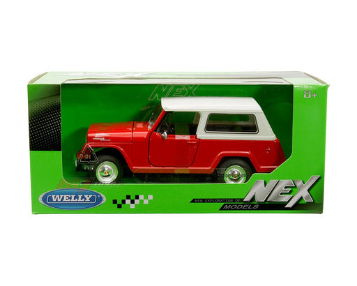 1967 Jeep Jeepster Commando Station Wagon - Welly 1/24 - 24117HW RD - Passion diecast
