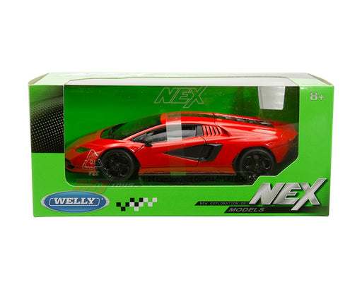 Lamborghini Countach LPI 800-4 - Red - Welly 1/24 - 24114W RD - Passion Diecast