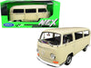 1972 Volkswagen Bus T2 - welly 1/24 - 22472 Beige  - Passion Diecast 