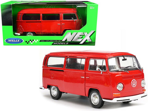 1972 Volkswagen Bus T2 - welly 1/24 - 22472 - Passion Diecast 