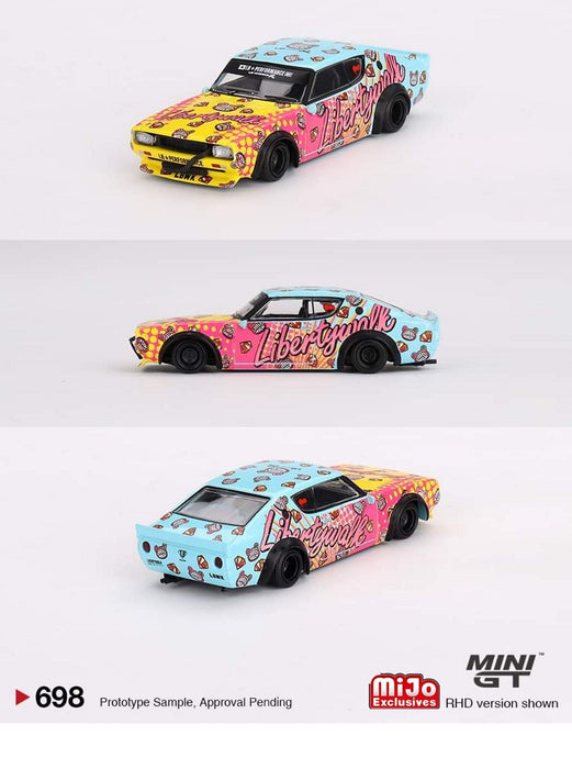 Nissan Skyline Kenmeri Liberty Walk LBWK KUMA - Mini GT - 1:64 - MGT00698 Passion Diecast