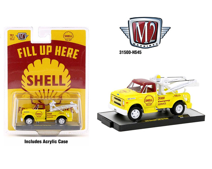 1970 Chevrolet C60 SHELL Tow Truck - Hobby Exclusive - M2 Machine - 1:64 - 31500-HS45 Passion Diecast