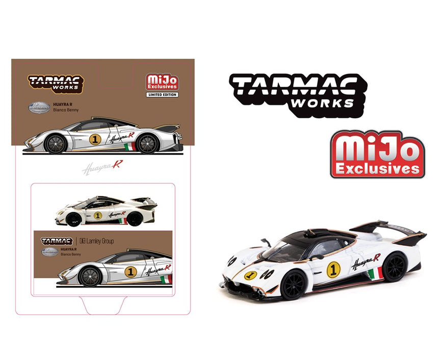 Pagani Huayra R - Bianco Benny - Tarmac Works - 1/64 - T64G-TL035-WH Passion Diecast