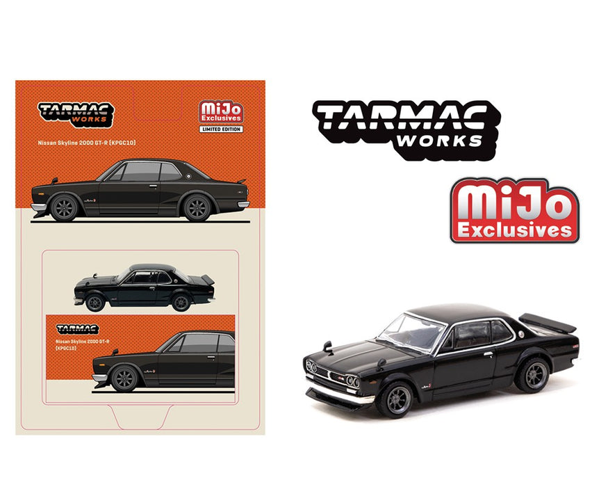 Nissan Skyline 2000 GT-R (KPGC10) - Black - Tarmac Works - 1/64 - T64G-043-BK Passion Diecast