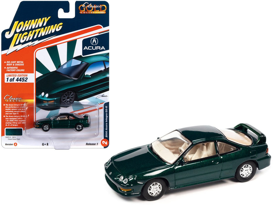 2000 Acura Integra Type R in Clover Green Pearl - Johnny Lightning 1/64 - JLSP322 A Passion Diecast