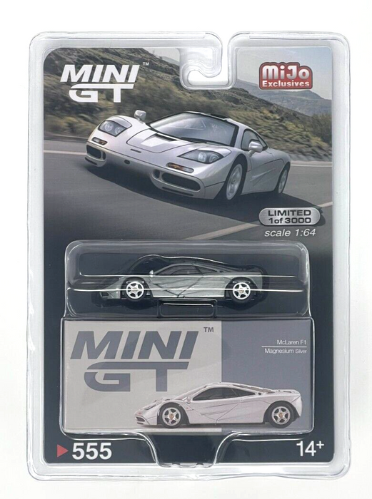 (CHASE) McLaren F1 Magnesium Silver - Mini GT - 1:64 - MGT00555GR Passion Diecast