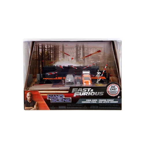 Fast and Furious Final Race Train Scene - Diorama Hollywood Rides Nano - Jada - 1/87 - 34915 Passion Diecast